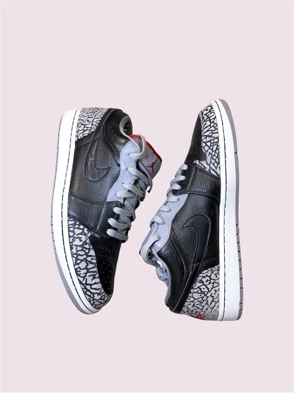 Size 11.5 - Air Jordan 1 Phat Low Black Cement